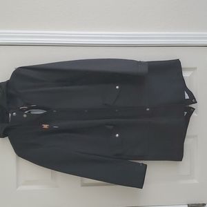 Levis Hooded Rubbersized faux Leather rain Jacket